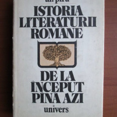 Al. Piru - Istoria literaturii romane de la inceput pana azi (1981)