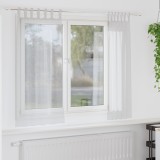 vidaXL Perdele cu perdele 2 pcs Gri deschis 140 x 175 cm Poliester