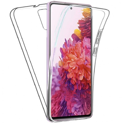 Husa protectie pentru Samsung Galaxy S20 FE PC &amp;amp; Glass -360&amp;deg; (fata + spate), transparenta foto