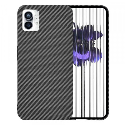 Husa pentru Nothing Phone (1), Techsuit, Carbonite FiberShell, Neagra foto