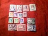 Serie mica Burma 1945 supratipar Military admn 15 val. (din 16 val)
