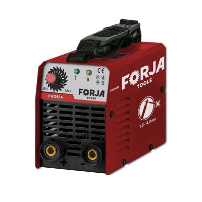 Aparat de sudura tip invertor Forja, 285 A, 230 V, 8.8 KVA, 4 mm, sudura MMA, protectie supraincalzire, IP21S, accesorii incluse, Rosu/Negru foto