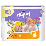 Scutece Mini Nr. 2, 3- 6 kg, 78 bucati, Happy, Bella