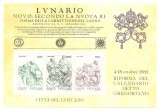 Vatican 1982 - Calendarul Gregorian, bloc neuzat