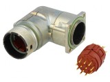 Conector M23 12 PIN Tată Lipire 90&deg; Aurit EPIC KIT