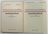 PROGRAMAREA MATEMATICA , VOLUMELE I - II de GHEORGHE MIHOC si ILEANA NADEJDE , 1966 / 1967