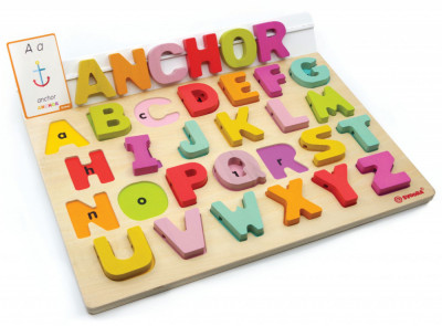 Alfabet - joc educativ din lemn foto