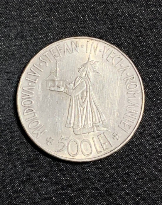 Moneda 500 lei 1941 argint
