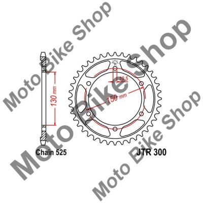 MBS Pinion spate 525 Z47, Cod Produs: JTR30047 foto