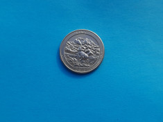 Quarter dollar 2012-lit. D-Alaska-SUA-XF-AUNC-luciu de batere foto