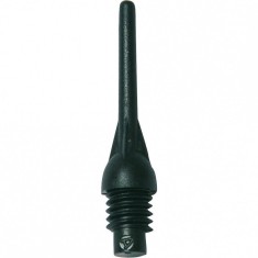 Set varfuri plastic pentru sageti darts, tip Shorties, negru, 50 bucati