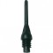 Set varfuri plastic pentru sageti darts, tip Shorties, negru, 50 bucati