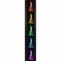 Puzzle 3D Luminos Statuia Libertatii, 108 Piese