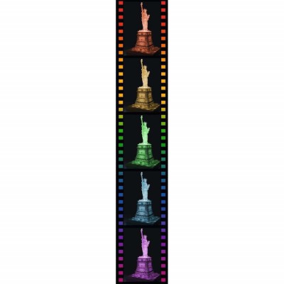 Puzzle 3D Luminos Statuia Libertatii, 108 Piese foto