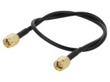 Cablu SMA 50&Omega; 0,3m negru drept