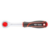 Antrenor cu clichet 1/4, 150 mm, maner ergonomic TOP TOOLS
