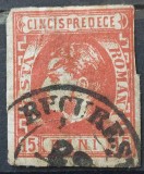 Romania 1869 - Carol l cu Favoriti,SUVITA MARE IN FRUNTE,Lp.27