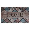 Covoras Usa Intrarea Home Multicolor 75x45 cm Cauciuc Textil Exterior Interior