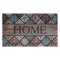 Covoraș Ușă, Model Placi, Mesaj &quot;Home&quot;, Multicolor, 75x45cm, Cauciuc cu Material Textil