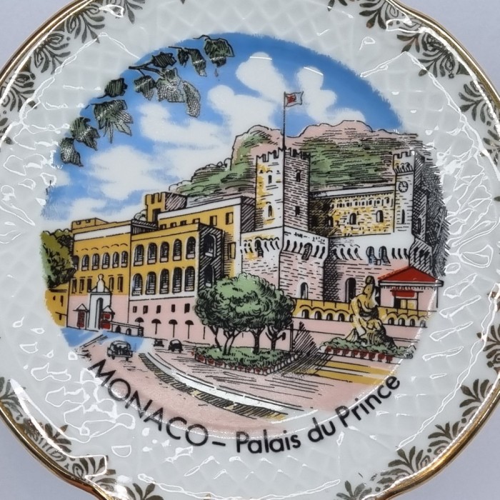 Farfurie decorativa portelan frantuzesc, veche , vintage - Monaco