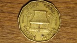 Fiji - moneda de colectie exotica - 3 pence 1950 - King George VI - dodecagonala, serie mai rara, stare buna !