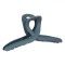 Clamă Păr Femei, Model Buclă, Plastic, Culoare Albastru, Dimensiuni 11x4cm