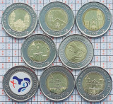 Set 8 monede Panama 8 X 1 Balboa 2019 Youth Day UNC - A028, America Centrala si de Sud