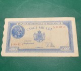 Bancnota 5000 lei 10 octombrie 1944