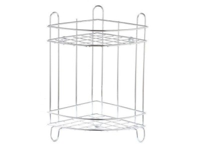 Raft cu 2 nivele din inox pentru baie foto
