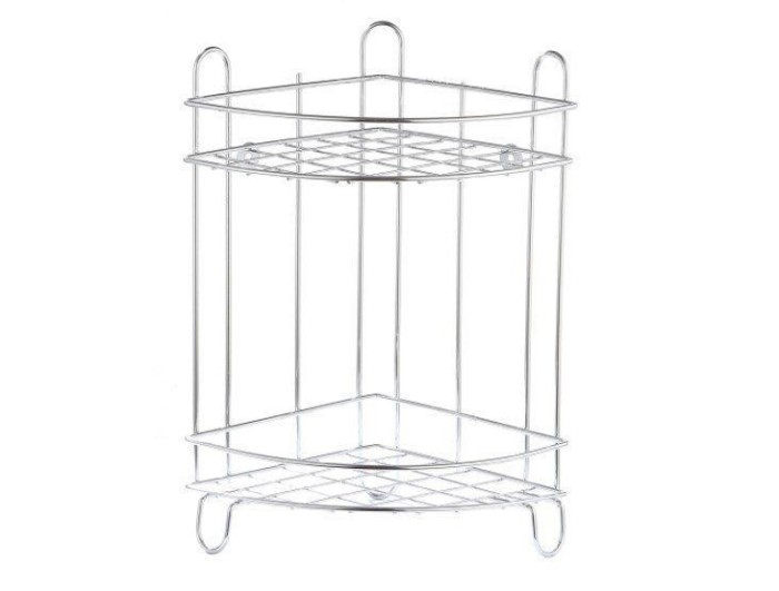 Raft cu 2 nivele din inox pentru baie