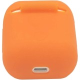 Husa airpods cu inel prindere portocaliu