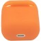 Husa airpods cu inel prindere portocaliu