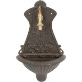Chiuveta de gradina, model mini, aluminiu, maro, 25x11.5x41.5 cm, Strend Pro