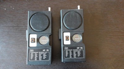 STATIE RADIO HF 78 FRECVENTA 27.005 MHZ , 2 BUCATI , SUNT CA NOI . foto