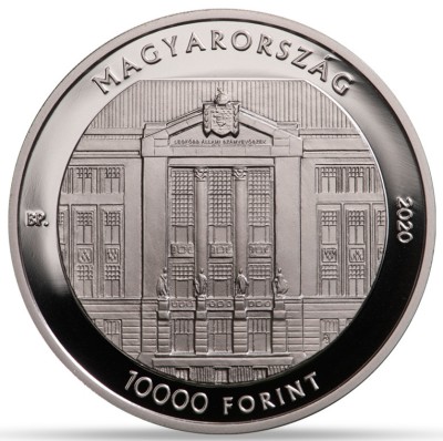 Ungaria 10 000 Forint 2020 Curtea de Conturi BU Argint foto
