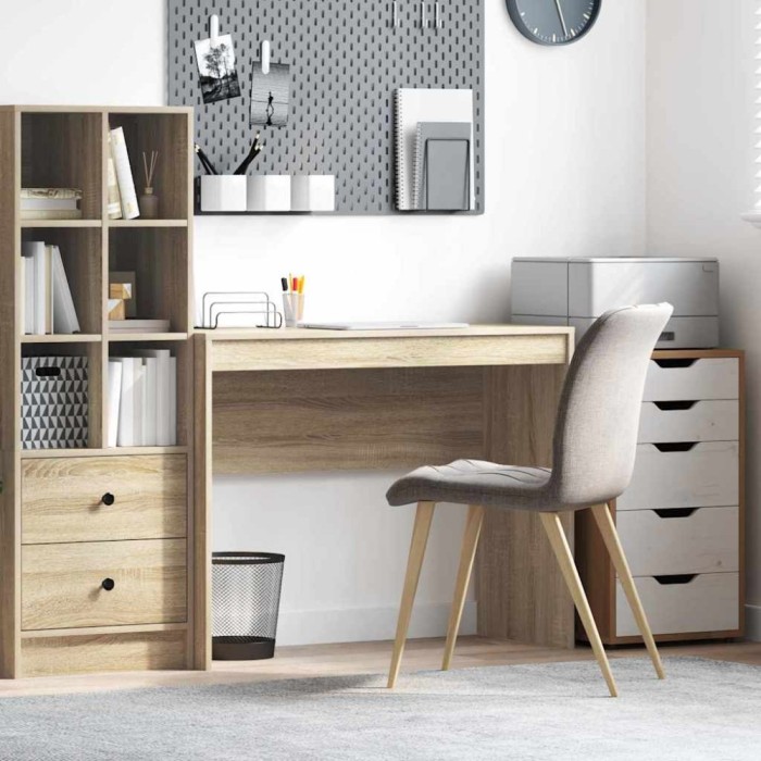 vidaXL Birou Stejar sonoma 100 x 40 x 76 cm Lemn compozit 869404