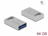 Stick 3.2 Gen 1 cu carcasa metalica 64GB, Delock 54071, 64 GB