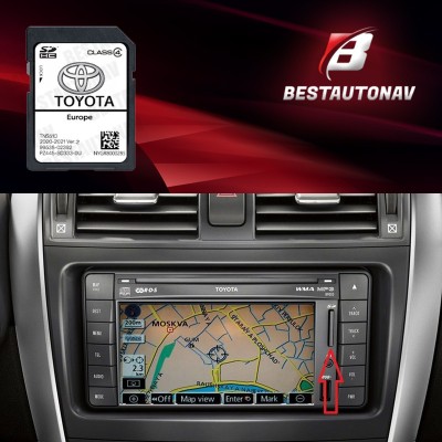 Card navigatie Toyota TNS 510 Europa 2021 Auris Avensis Corolla RAV4 Hilux Yaris foto