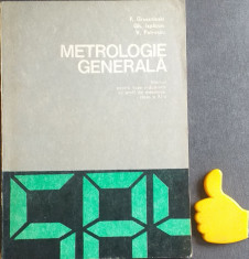 Metrologie generala Manual pentru licee industriale V. Petrescu, F. Gruzsniczki foto