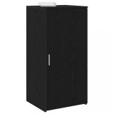 Dulap de depozitare, negru, 50x45x103,5 cm, lemn prelucrat