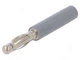 Adaptor Banană 4mm la 2mm 10A Gri
