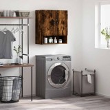 vidaXL Dulap de perete, stejar fumuriu, 60x31x70 cm, lemn compozit 829905