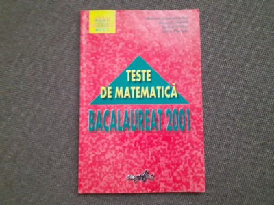 TESTE DE BACALAUREAT 2001 MARCEL CHIRITA foto