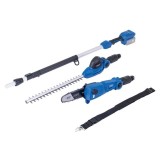 Cumpara ieftin Set fierastrau telescopic 2 in 1 fara acumulator pentru taiat gard viu, crengi C-PHTS410-X Scheppach 5912404900, 20 V, 2600 mm, 2400 rpm