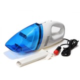 Aspirator auto fara sac, alb/albastru, 12V