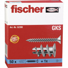 Diblu fischer nylon cu surub GK S pentru gips-carton