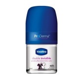 Antiperspirant roll-on Vaseline Pro Derma Double Invisible, protecție 48 h, 50 ml