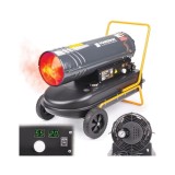 Tun pentru caldura 40 KW, incalzitor industrial motorina automat ardere interna, Powermat