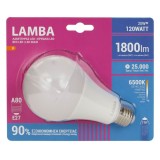 Bec LED E27 20W, A80, Alb Rece, 6500K, 1600 Lumeni, CMCLASS