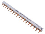 Bară colectoare electrică 16mm2 3 poli 400V 27mm 18 module